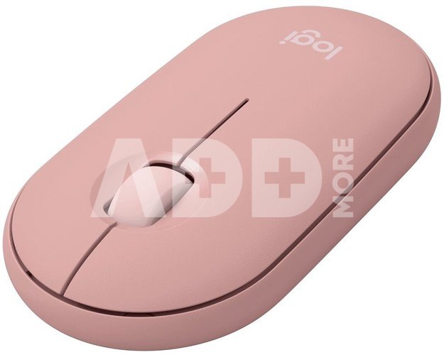 Logitech Mouse | Pebble 2 M350S | Wireless | Bluetooth | Tonal Rose