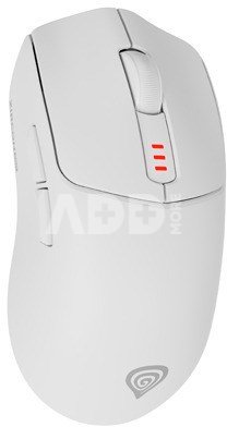 Genesis Zircon 500 | Wireless/Wired | Gaming Mouse | 2.4 GHz, Bluetooth, USB | White