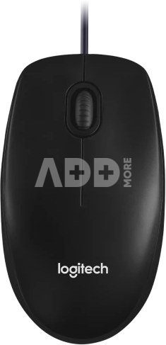 Logitech | Mouse | M100 | Optical | Optical mouse | Wired | Black