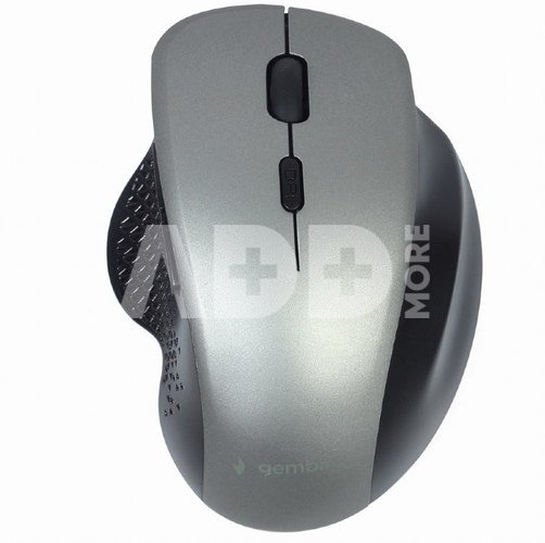 Gembird | Wireless Optical mouse | MUSW-6B-02-BG | Optical mouse | USB | Black-Spacegrey