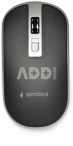 Gembird | Wireless Optical mouse | MUSW-4B-06-BS | Optical mouse | USB | Black