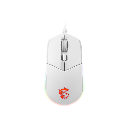 MSI | Clutch GM11 | Optical | Gaming Mouse | White | Yes