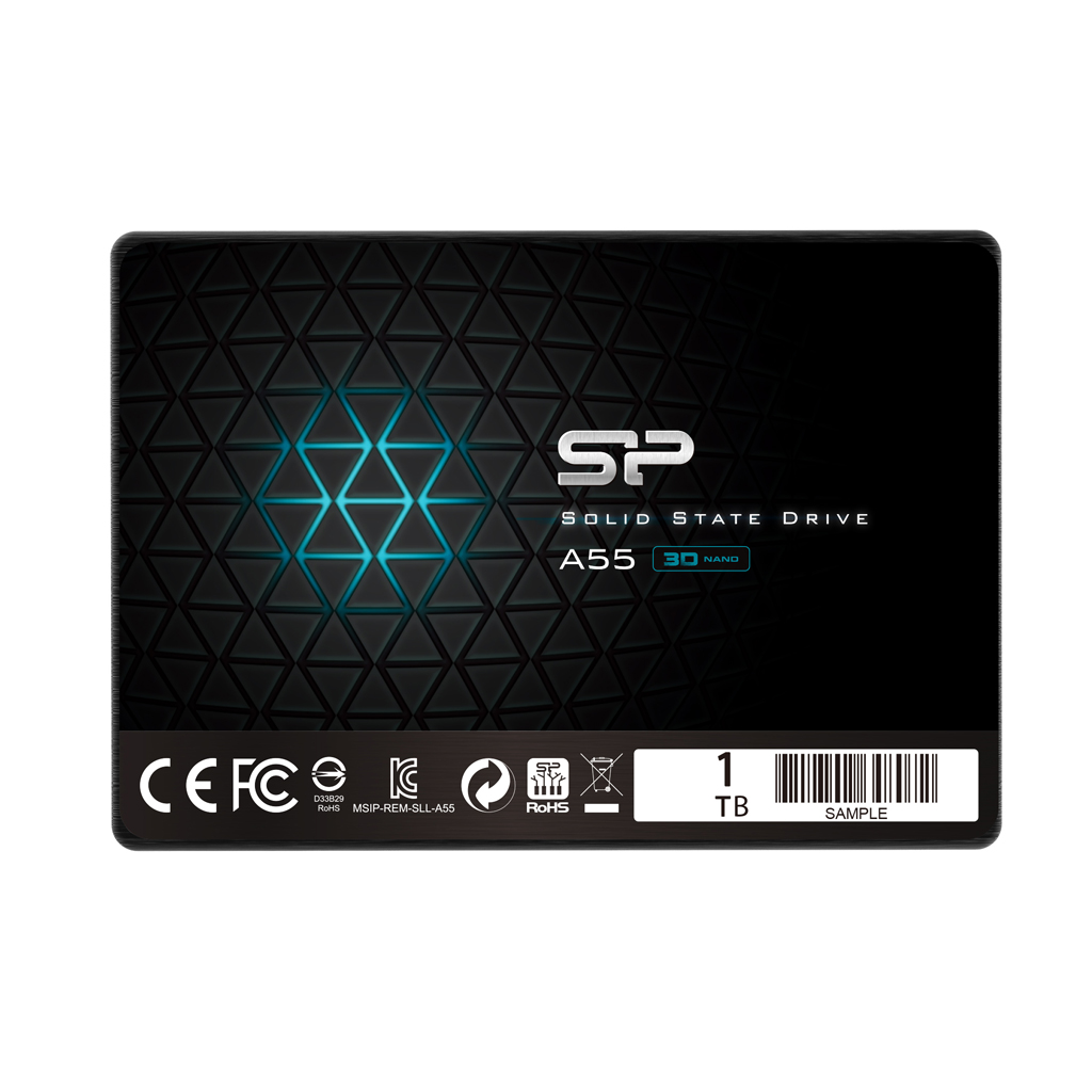 Silicon Power | A55 | 1000 GB | Solid-state drive interface SATA | Read speed 560 MB/s | Write speed 530 MB/s