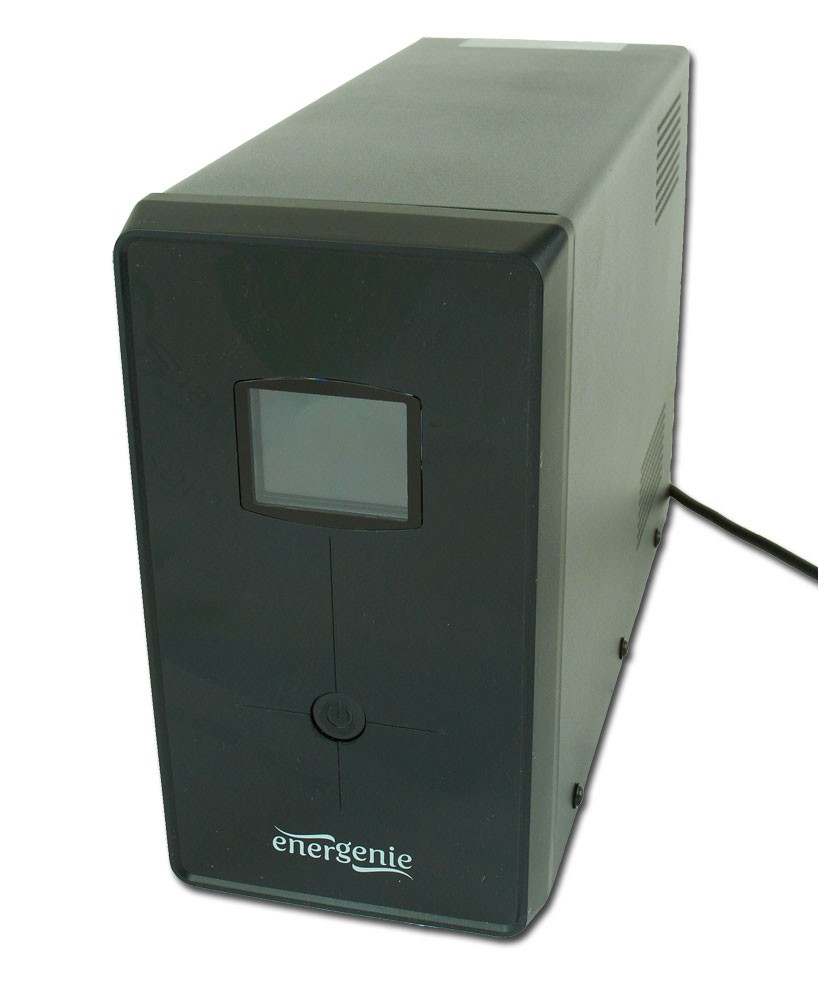 EnerGenie | UPS with USB and LCD display, Black | 1200 VA