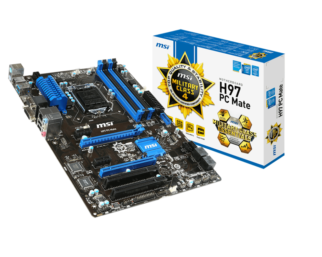 Pagrindinė Plokštė MSI H97-PC-Mate