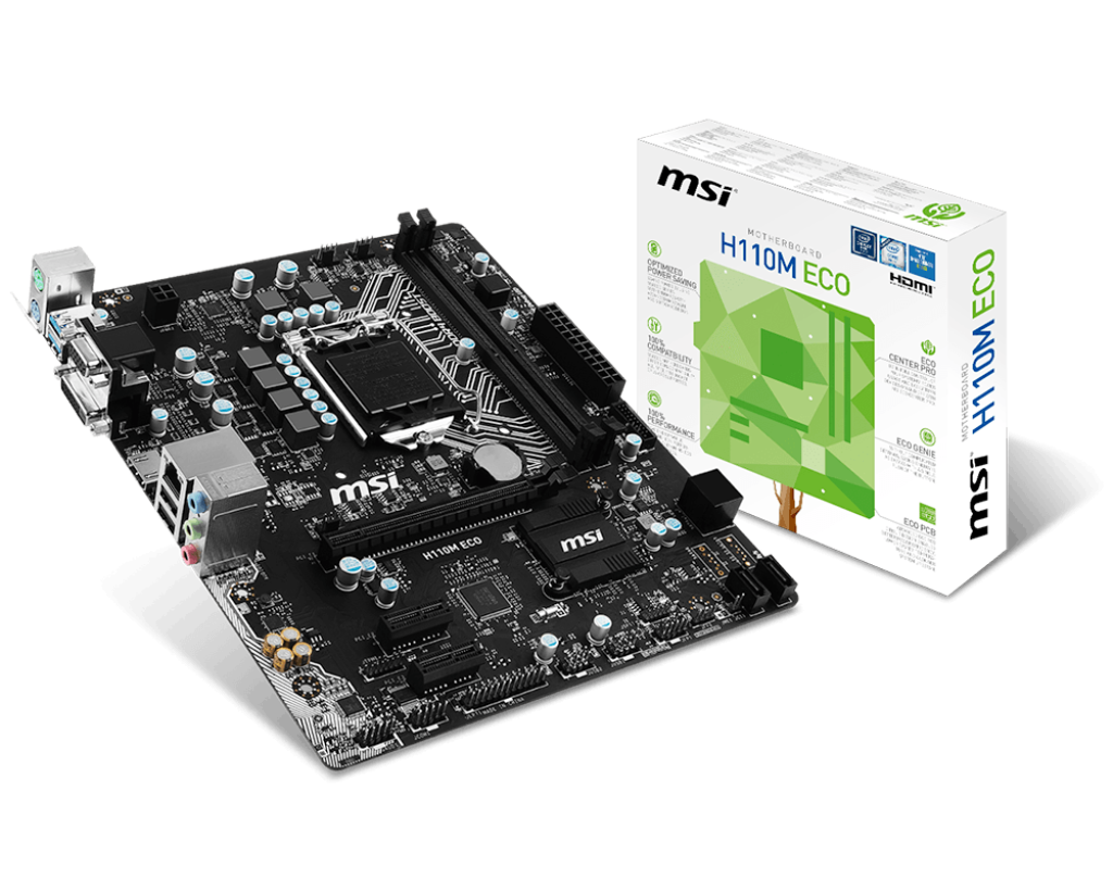 Pagrindinė Plokštė MSI H110 ECO