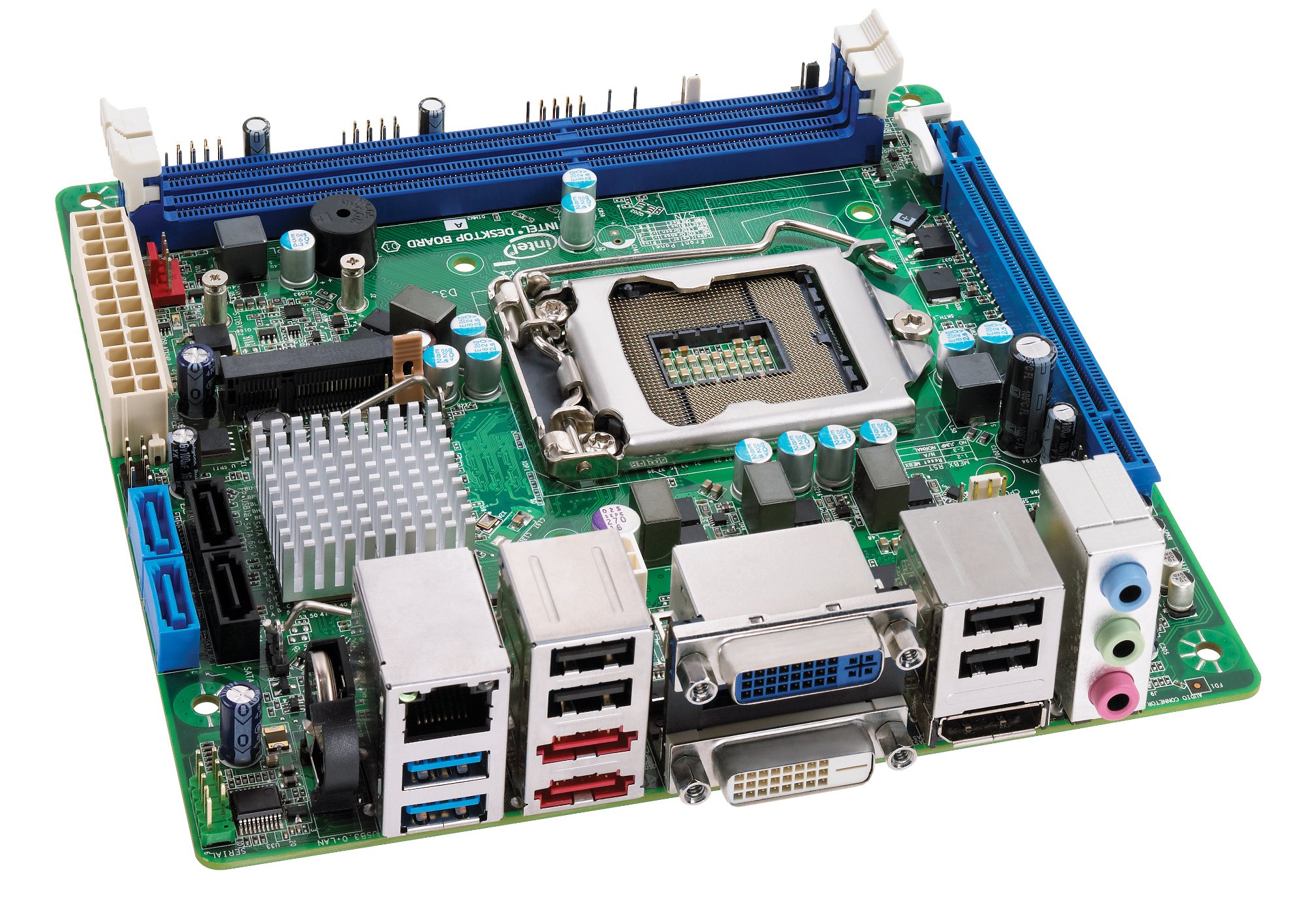 Pagrindinė Plokštė DQ67EP su i5 2400 + intel aušintuvas.