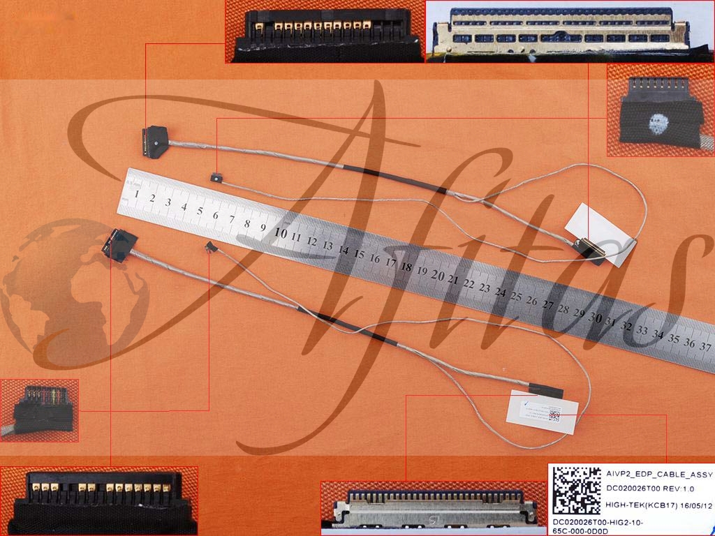 Ekrano kabelis Lenovo Ideapad 100-15Iby 100-15 100-14