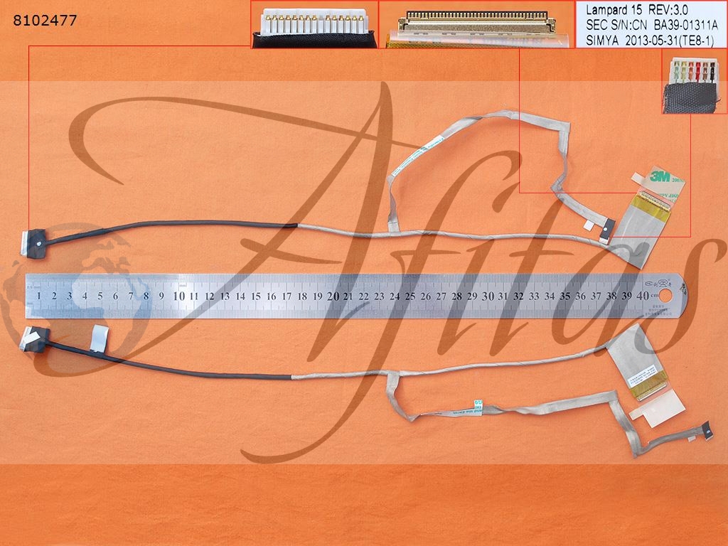 Ekrano kabelis  Samsung NP300E5E NP550P5C NP355E5C