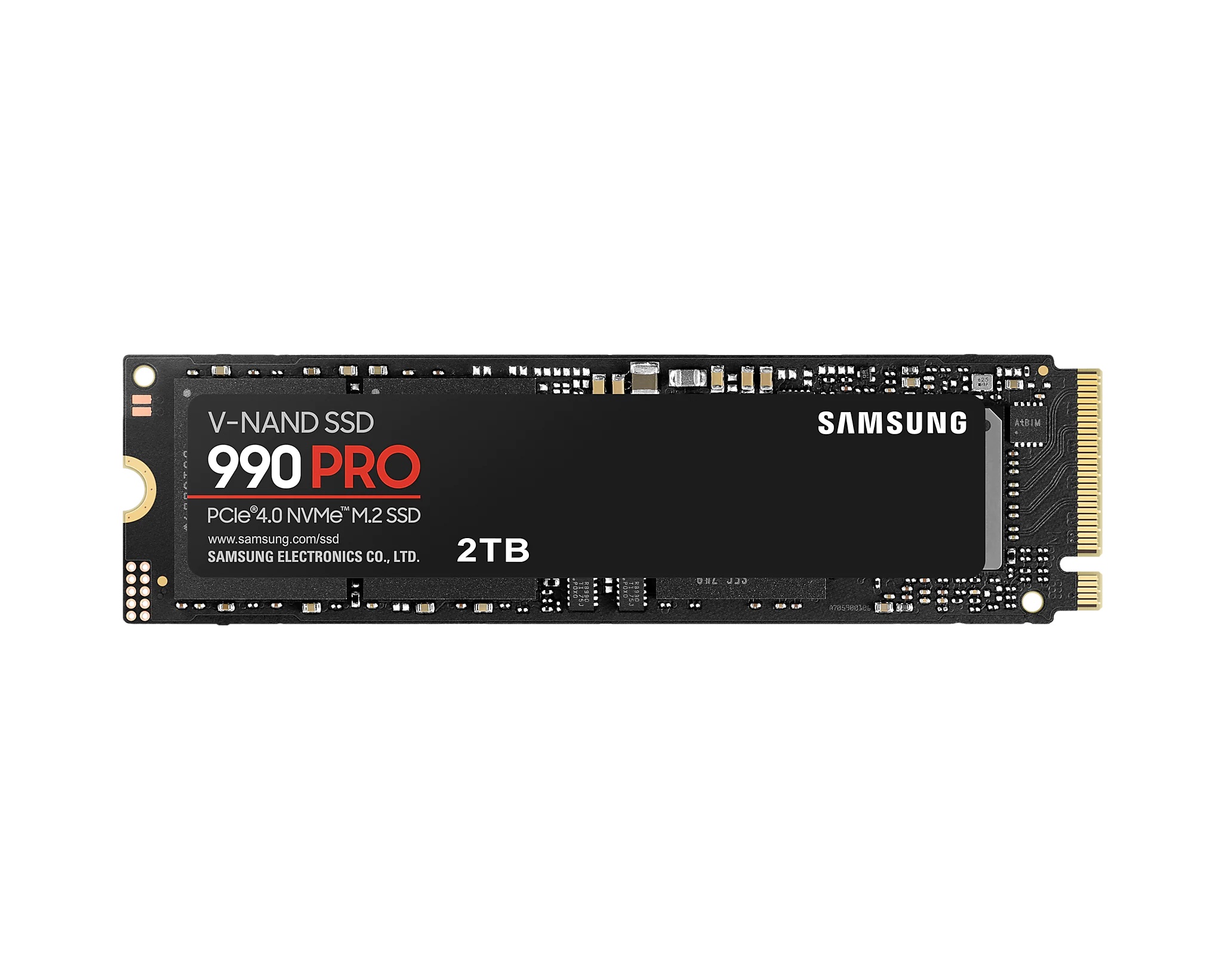 Samsung | 990 PRO | 2000 GB | SSD form factor M.2 2280 | Solid-state drive interface PCIe Gen4x4 | Read speed 7450 MB/s | Write speed 6900 MB/s