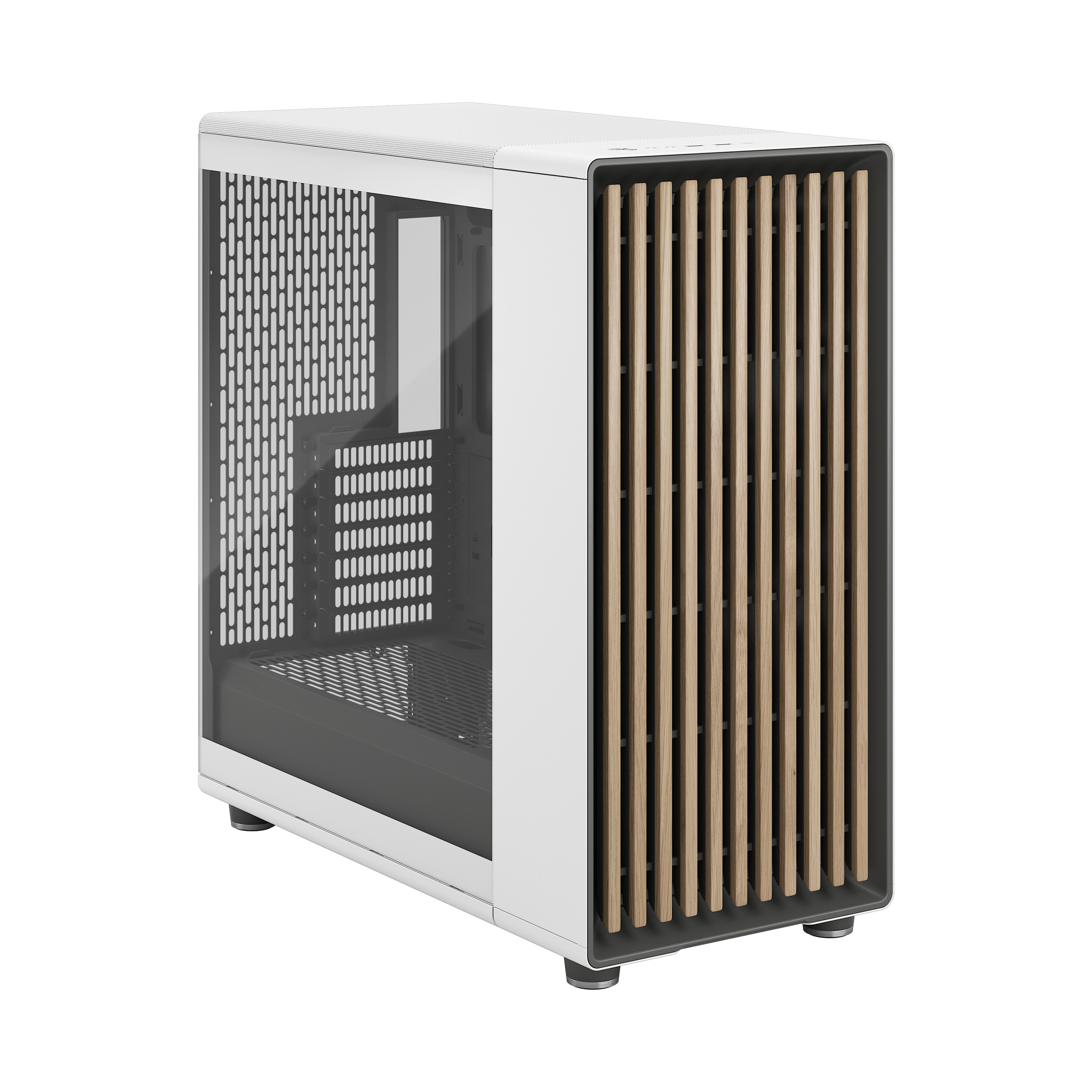 Fractal Design | North XL | Chalk White TG Clear | Mid-Tower | Power supply included No