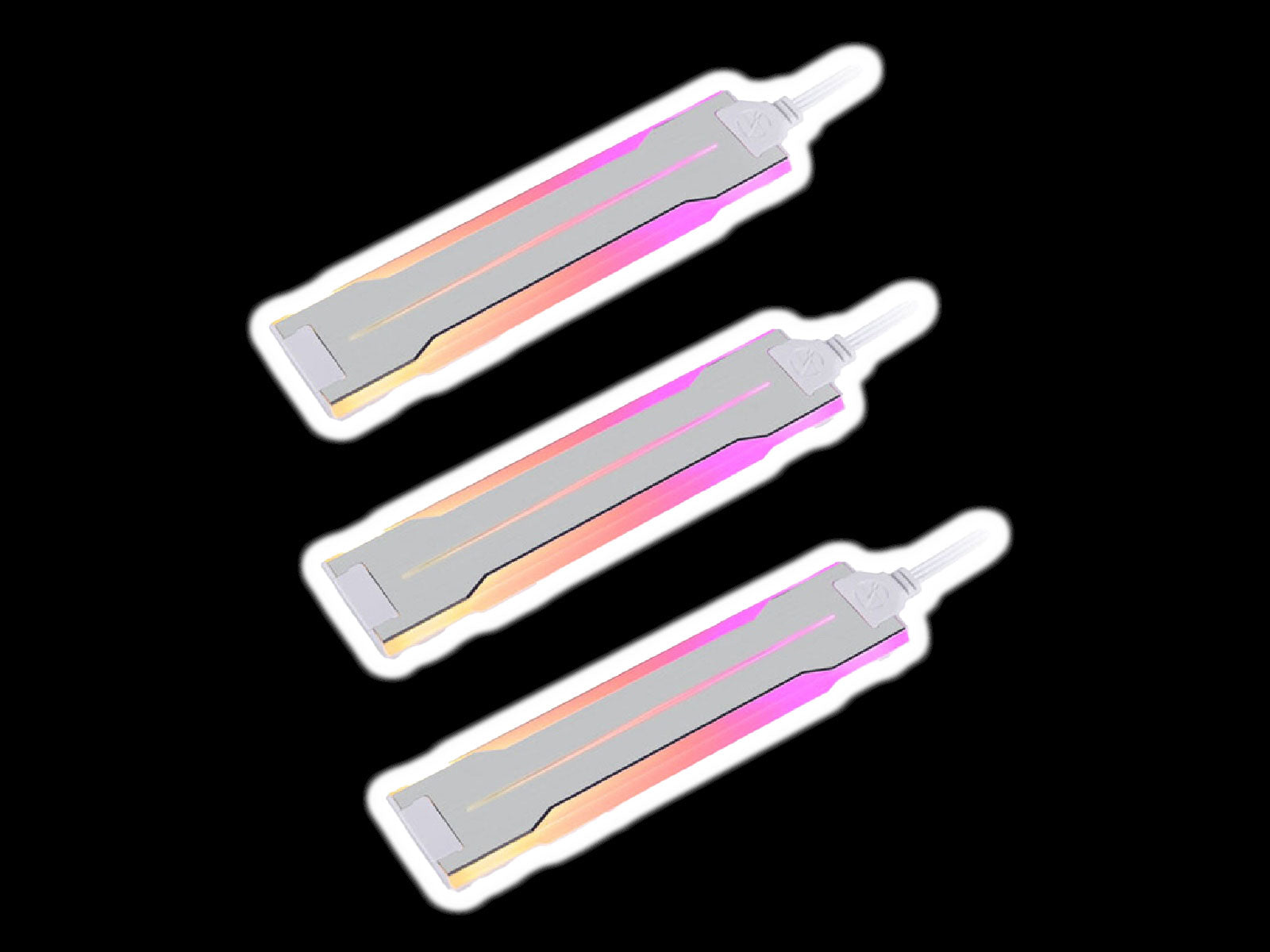 Lian Li UNI FAN P28 Side ARGB Strip 3 Pack WH