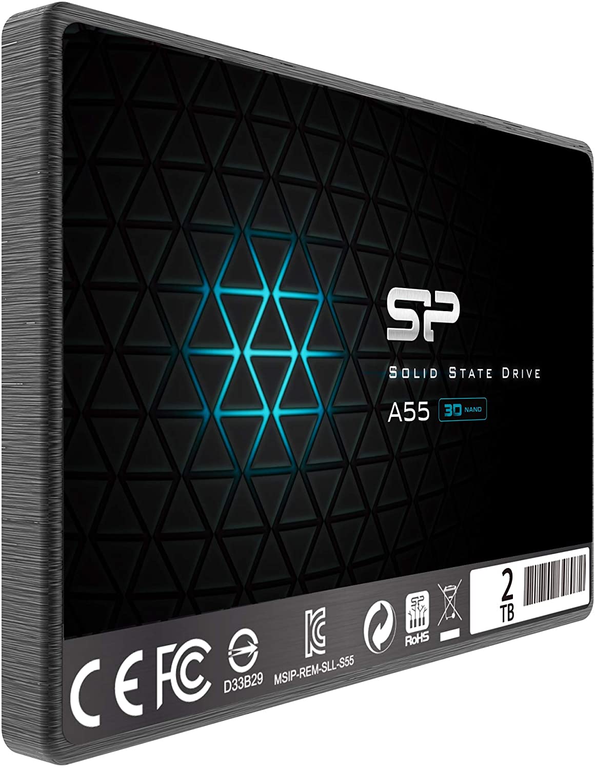 Silicon Power | Ace | A55 | 2000 GB | SSD form factor 2.5" | Solid-state drive interface SATA III | Read speed 500 MB/s | Write speed 450 MB/s