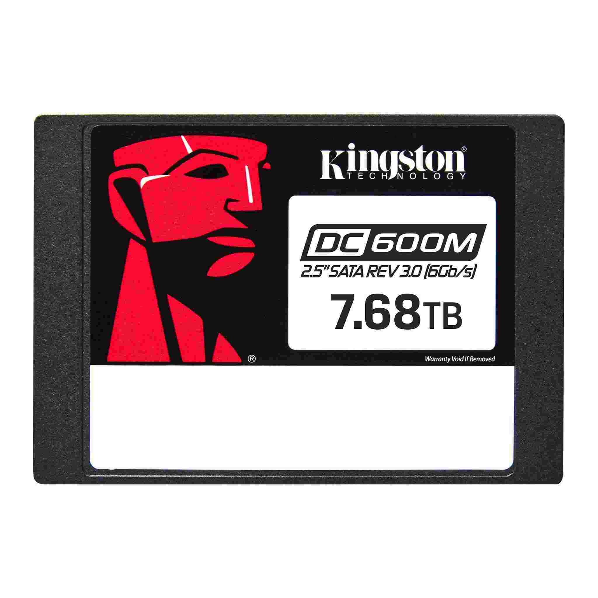 Kingston DC600M | 7680 GB | SSD form factor 2.5" | Solid-state drive interface SATA Rev. 3.0 | Read speed 560 MB/s | Write speed 530 MB/s