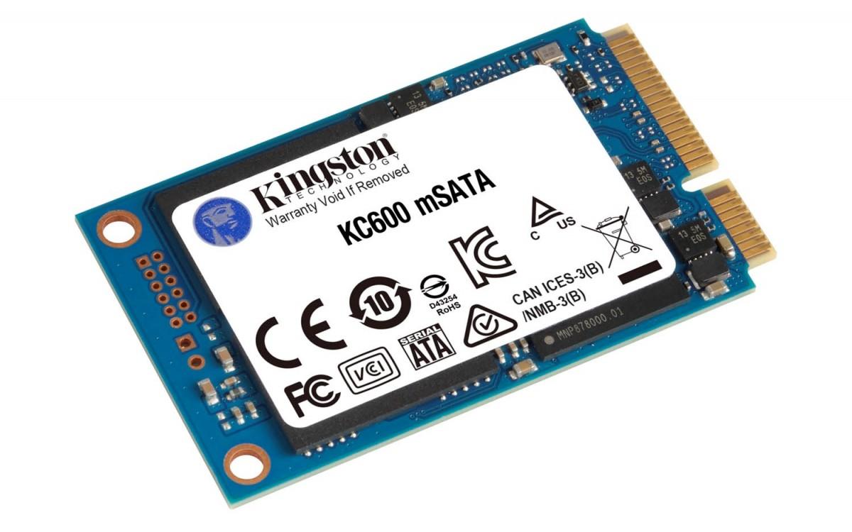 Kingston | KC600 | 512 GB | Solid-state drive interface mSATA | Read speed 550 MB/s | Write speed 520 MB/s