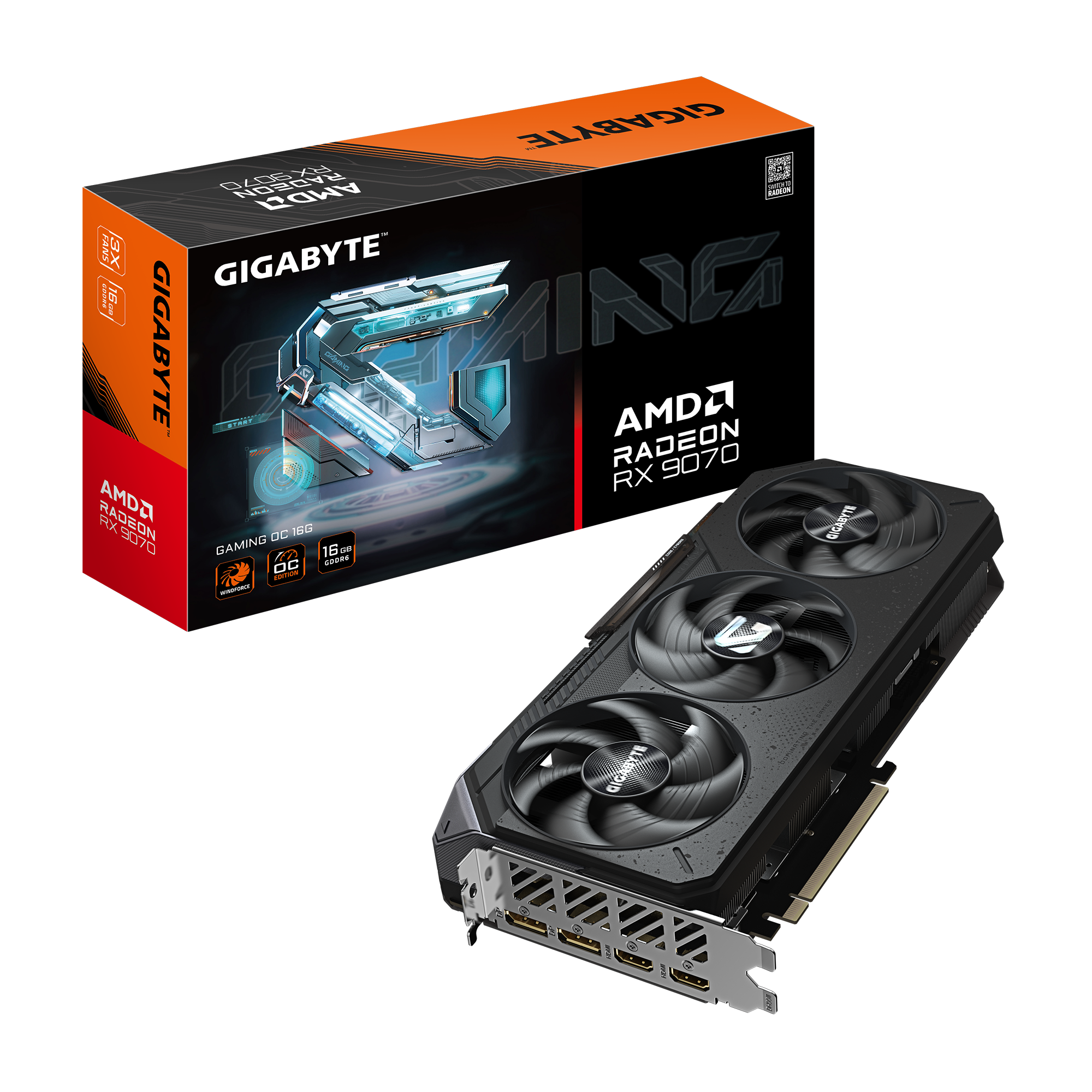GIGABYTE Radeon™ RX 9070 GAMING OC 16G | Gigabyte