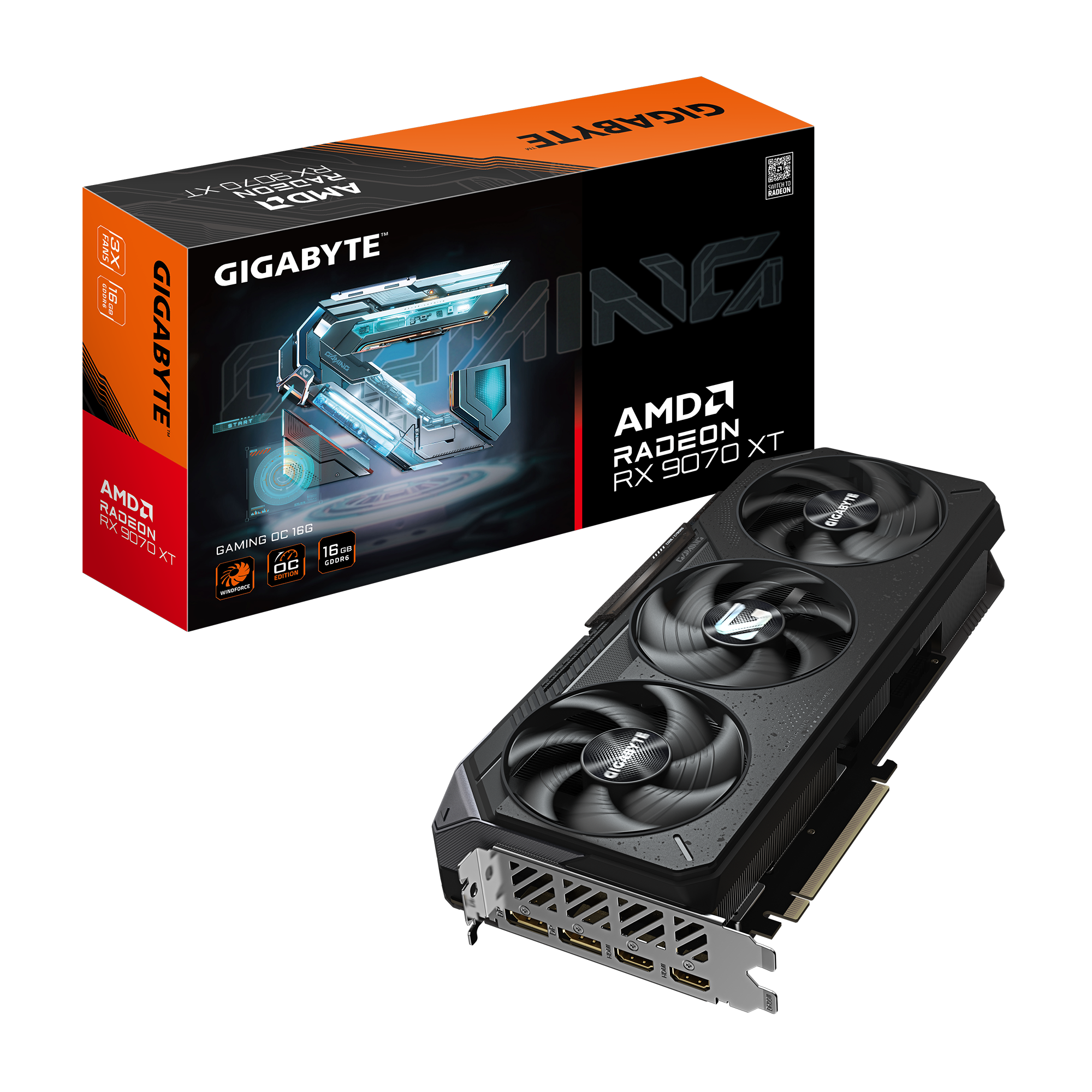 GIGABYTE Radeon™ RX 9070 XT GAMING OC 16G | Gigabyte