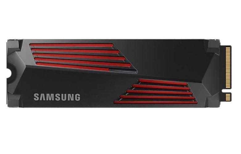 Samsung | 990 PRO with Heatsink | 1000 GB | SSD form factor M.2 2280 | Solid-state drive interface M.2 NVMe | Read speed 7450 MB/s | Write speed 6900 MB/s