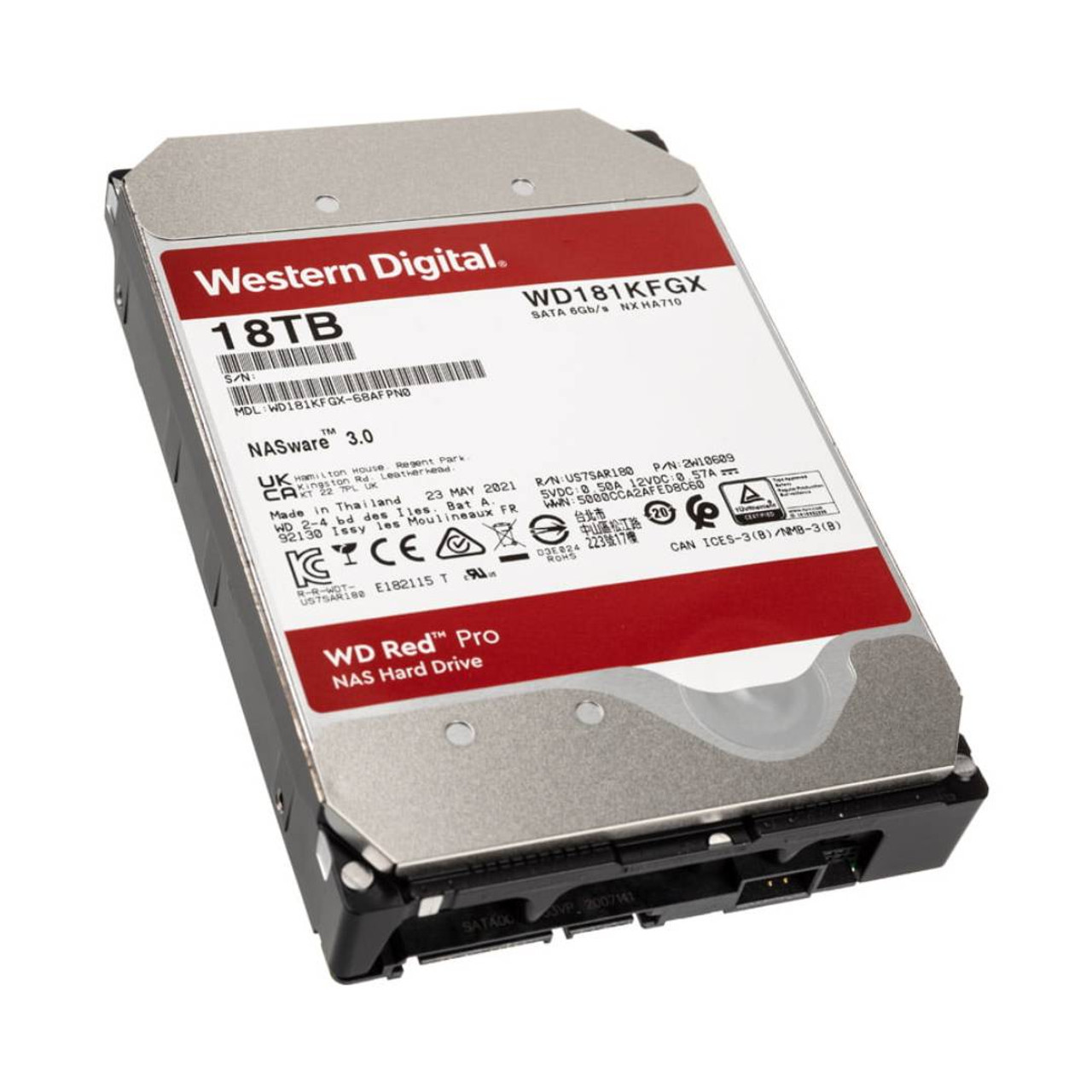 18TB Western DIgital RED PRO - NAS Hard Drive - WD181KFGX (Atnaujinta)