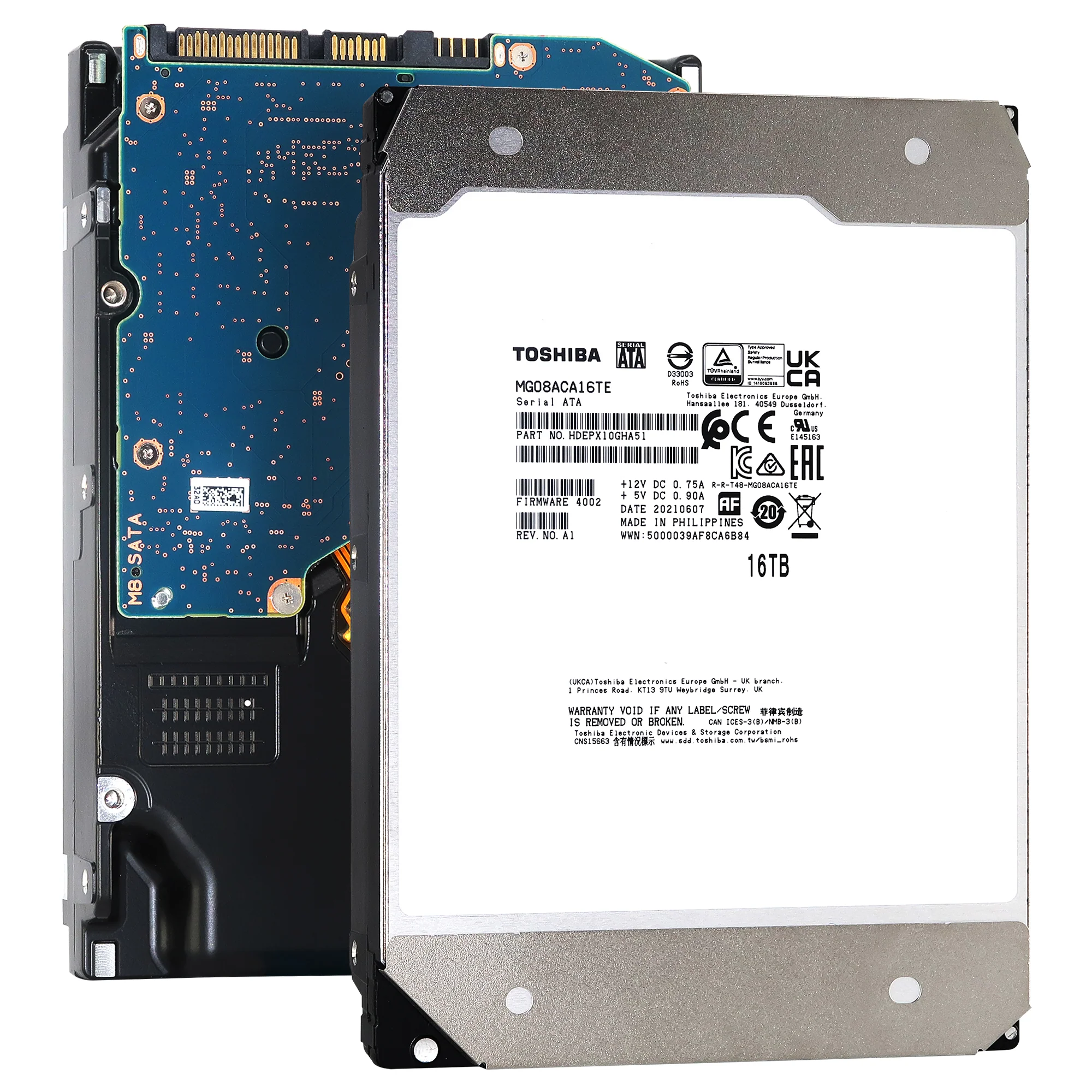 16TB Toshiba - Enterprise Capacity - MG08ACA12TE - (Atnaujinta)