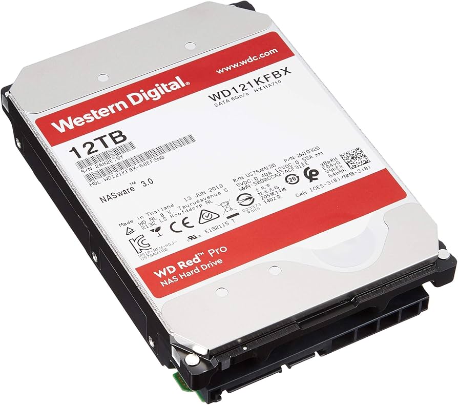 12TB Western DIgital RED PRO- NAS Hard Drive - WD121KFBX (Atnaujinta)