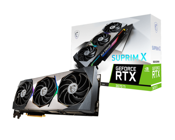 Vaizdo Plokštė MSI Suprim X RTX 3070 Ti 8gb
