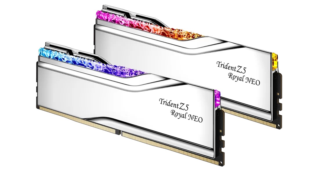 G.Skill Trident Z5 Royal Neo | 32 (2x16GB) GB | DDR5 | 6400 MHz | PC/server | Registered No | ECC No