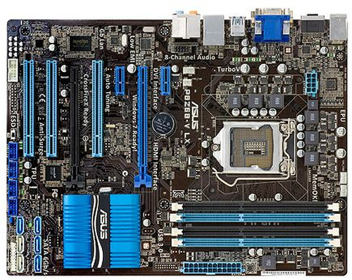 Pagrindinė plokštė ASUS P8Z68-V LX (Atnaujinta)