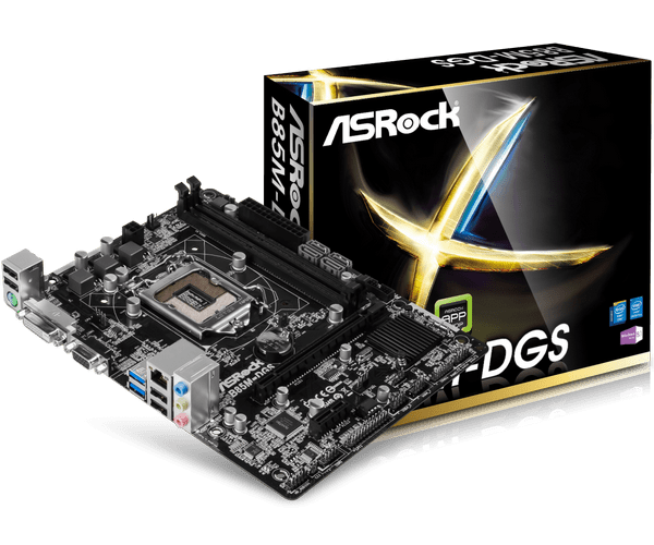 Pagrindinė plokštė ASROCK B85M-DGS (Atnaujinta)