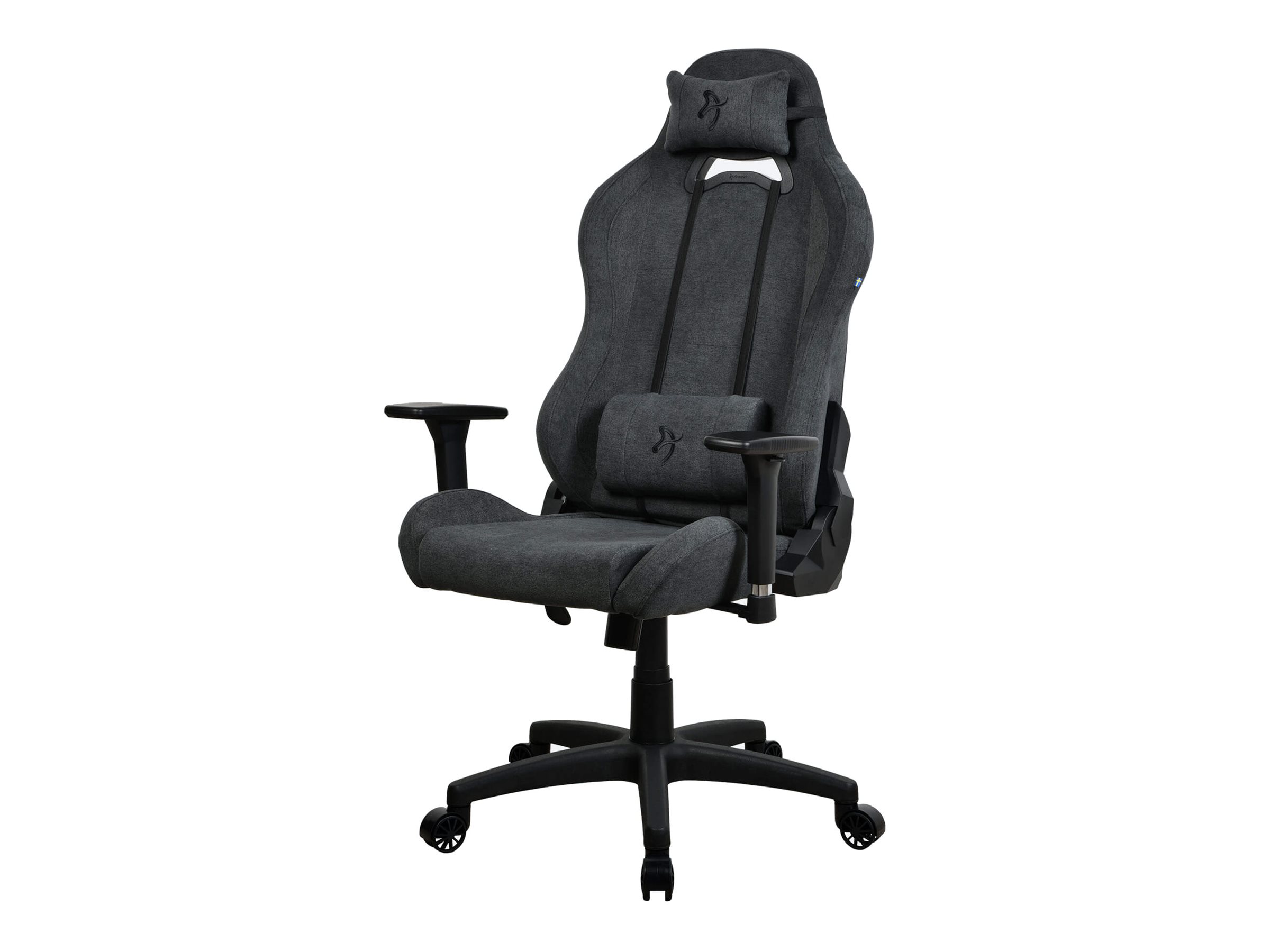 Arozzi Frame material: Metal; Wheel base: Nylon; Cover: SoftFabric | Gaming Chair | Torretta SoftFabric | Dark Grey