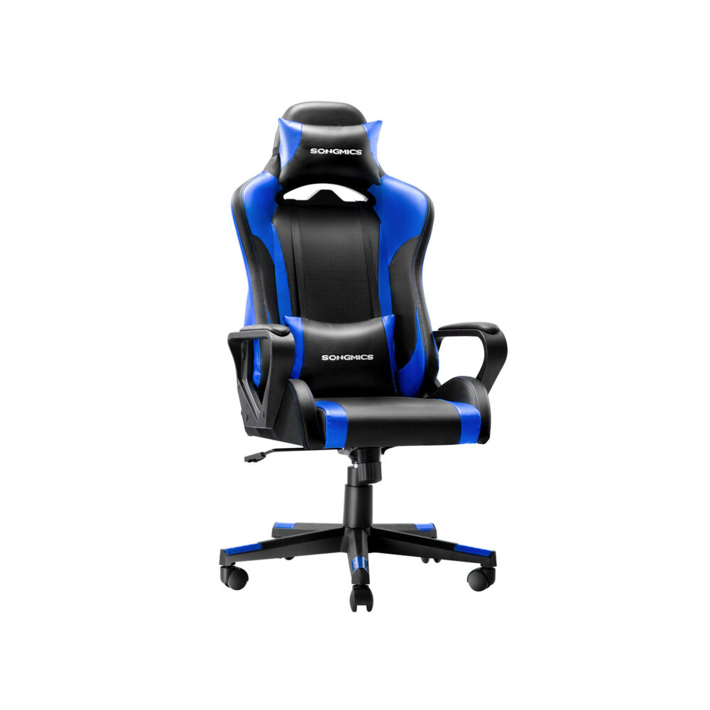 Žaidimų kėdė, ergonomiškas nuimamas galvos atlošas