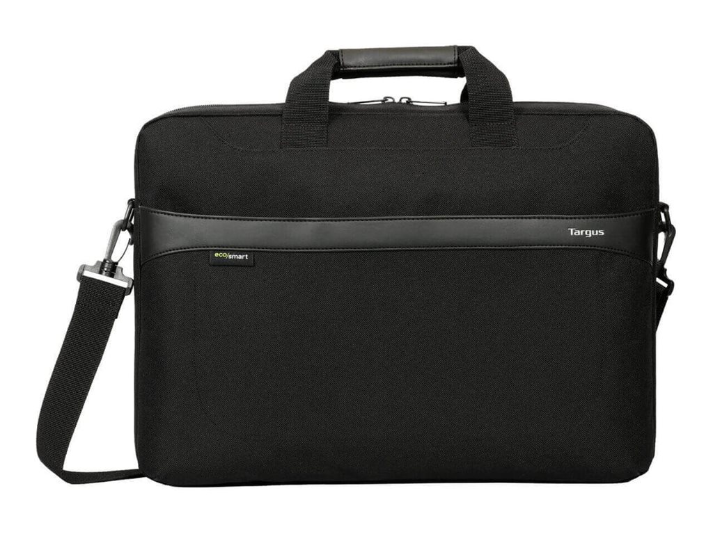 Targus | TBS576GL | GeoLite EcoSmart Essential Laptop Case | Fits up to size 13-14 " | Slipcase | Black | Shoulder strap