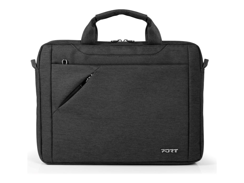 PORT DESIGNS | S13 Sydney ECO Case | Fits up to size 13/14 " | Top Loading | Black | Shoulder strap