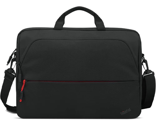 Lenovo | ThinkPad Essential 15.6" Topload (Sustainable & Eco-friendly, made with recycled PET: Total 7.5% Exterior: 24%) | Essential | Fits up to size 16 " | Topload | Black | Shoulder strap