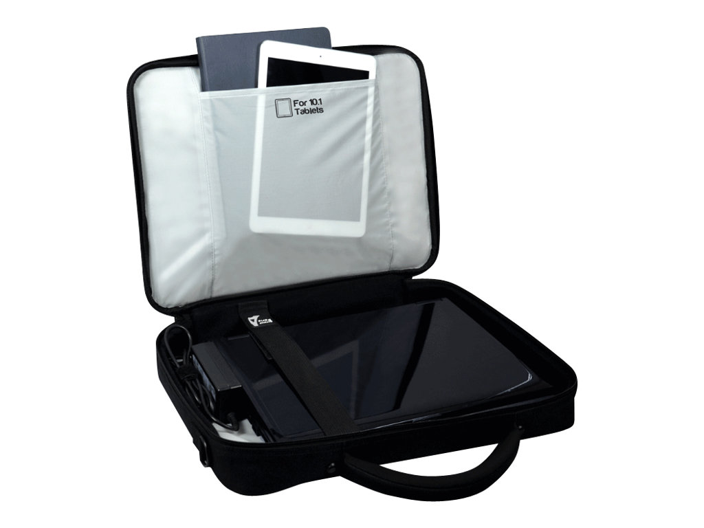 PORT DESIGNS | Courchevel | Fits up to size 15.6 " | Messenger - Briefcase | Black | Shoulder strap