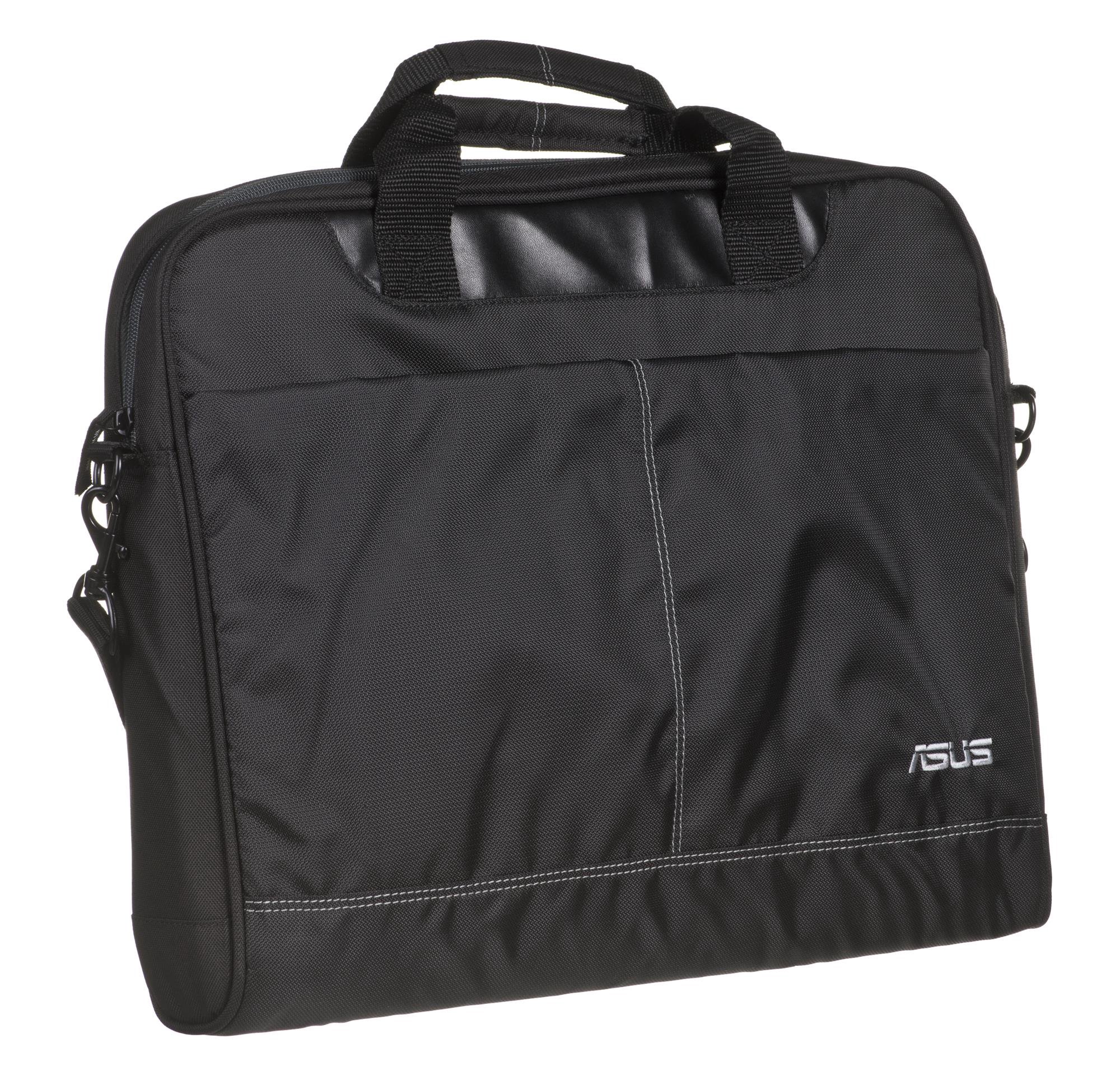 Krepšys Asus Nereus Fits up to size 16 ", Black, Messenger - Briefcase, Shoulder strap, Waterproof