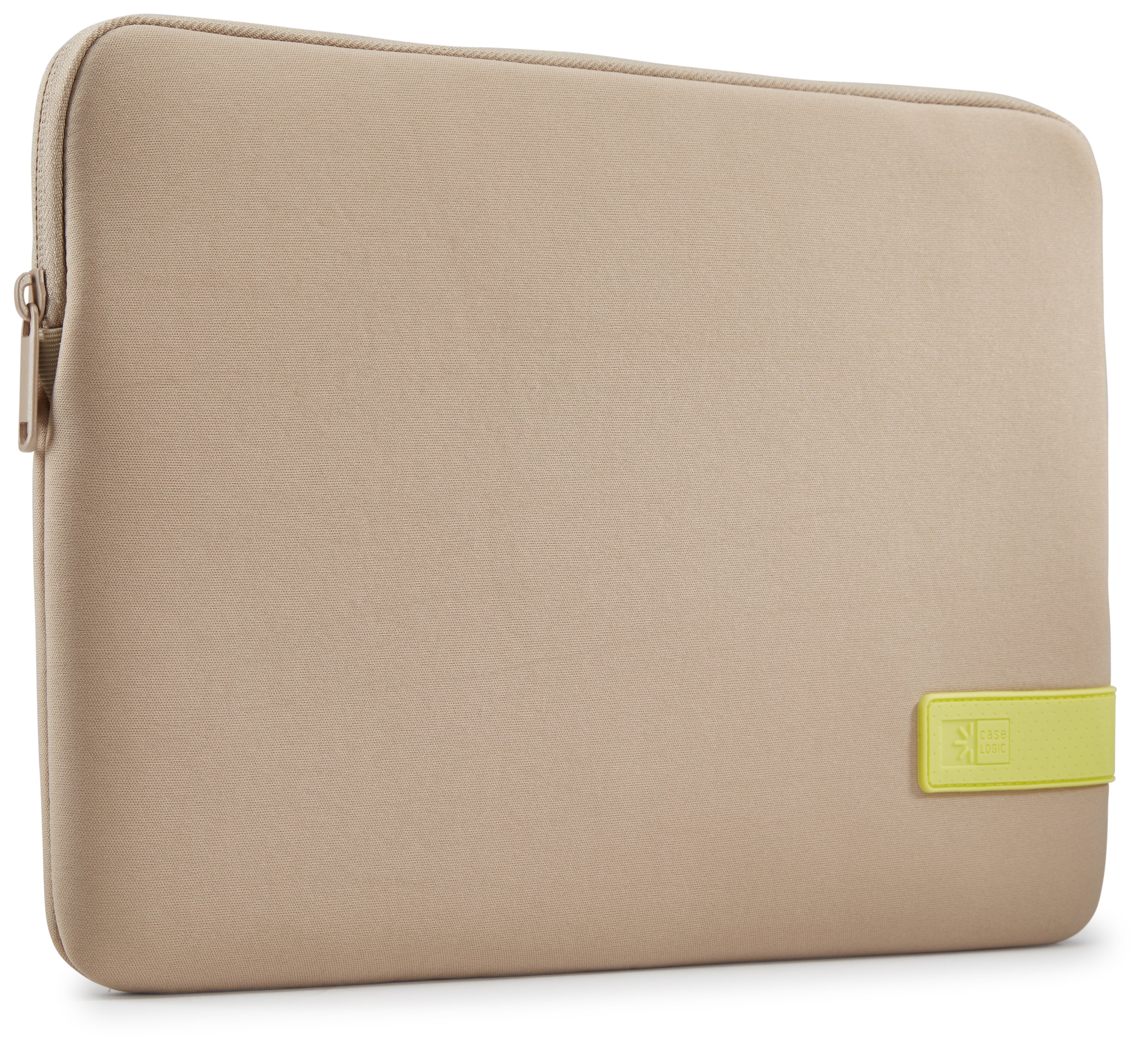 Case Logic 4699 Reflect Laptop Sleeve 15,6 REFPC-116 Plaza Taupe/Sun-Lime