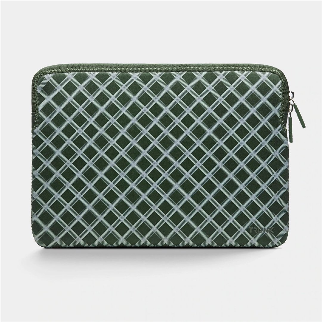 Kompiuterio dėklas TRUNK 13" Macbook TR-ALSPRO13-OGT Pro/Air, Olive Green Tartan