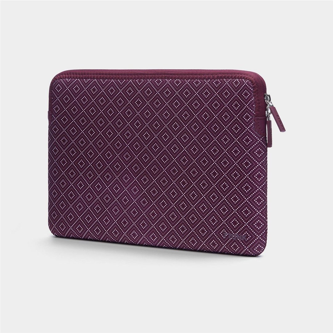 Kompiuterio dėklas TRUNK 13" Macbook TR-ALSPRO13-WRH Pro/Air, Wine Red Rhombe