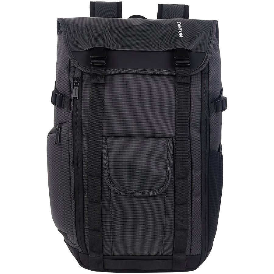 CANYON BPA-5, Laptop backpack for 15.6 inch, Product spec/size(mm):445MM x305MM x 130MM, Black