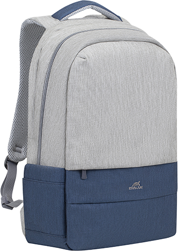 Kompiuterio kuprinė RIVACASE 7567GREY/DARKBLUE