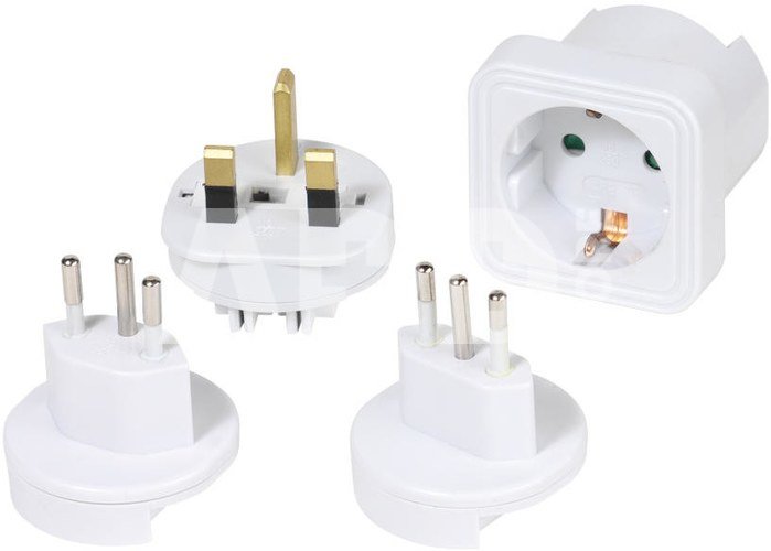 Vivanco travel adapter Europe 4pcs (36217)
