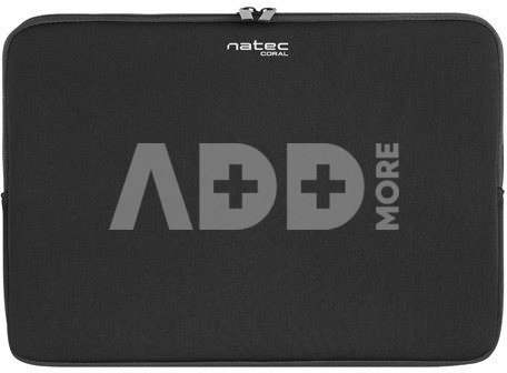 Natec Laptop sleeve Coral 14.1'' black