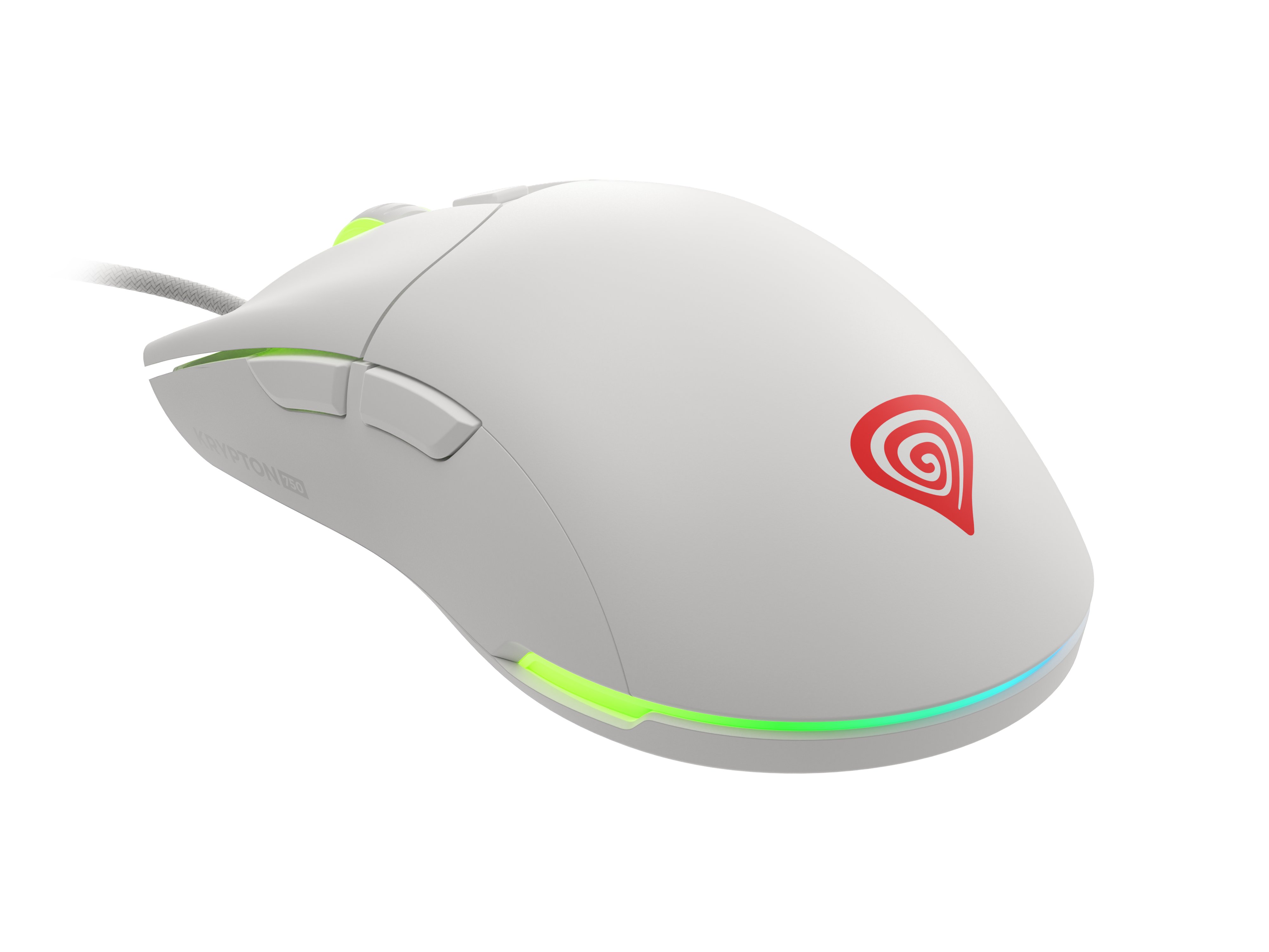 Genesis | Ultralight Gaming Mouse | Krypton 750 | Wired | Optical | Gaming Mouse | USB 2.0 | White | Yes