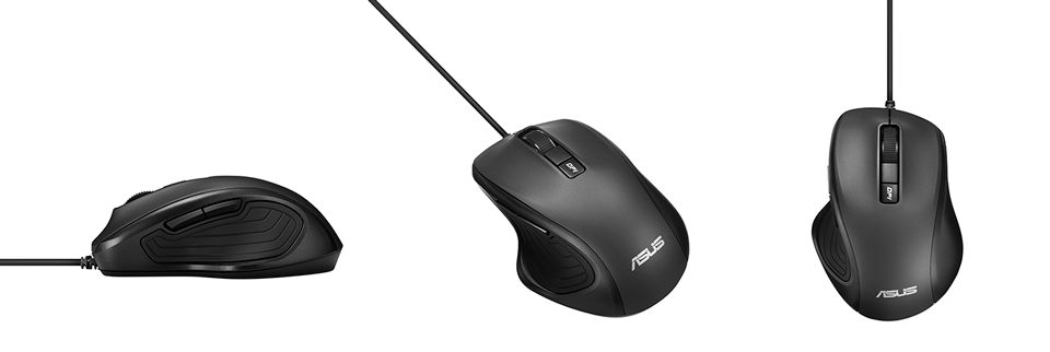 Asus | Ergonomic Mouse | UX300 PRO | Wired optical mouse | Wired optical | USB 2.0 | Black