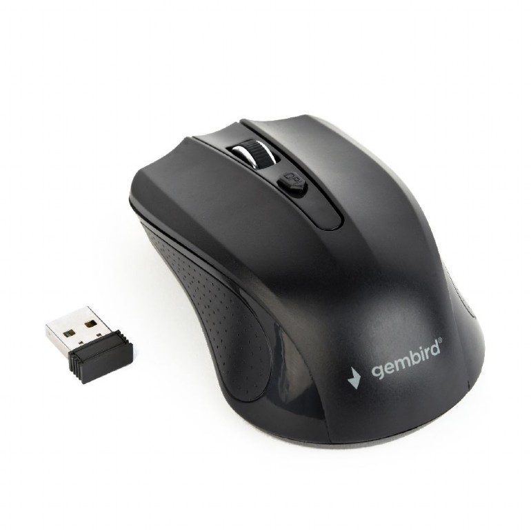 Gembird | Mouse | MUSW-4B-04 | Standard | Wireless | Black