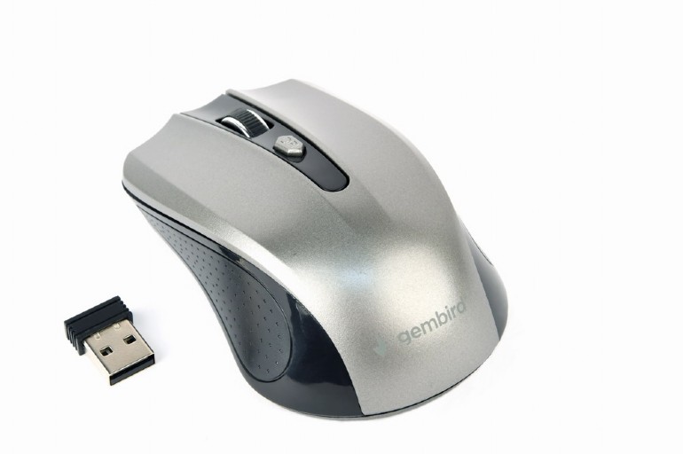 Gembird | Mouse | MUSW-4B-04-BG | Standard | Wireless | Black/ Space Grey