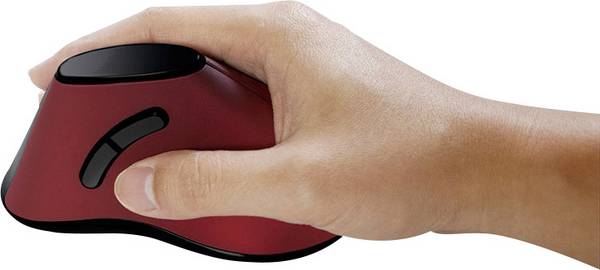 Logilink | Ergonomic Vertical Mouse | ID0159 | Optical | Wireless | Red