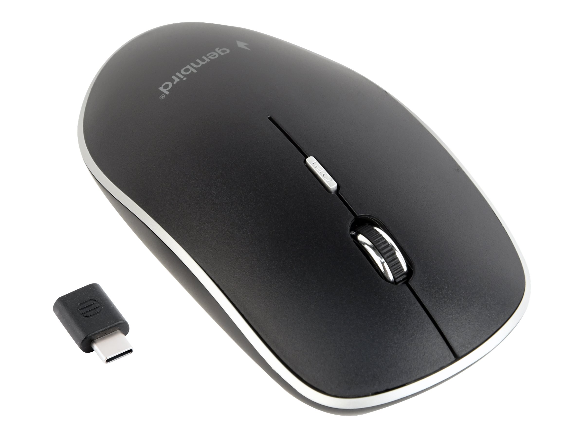 Gembird | Silent Optical Mouse | MUSW-4BSC-01 | Wireless | USB-C | Black