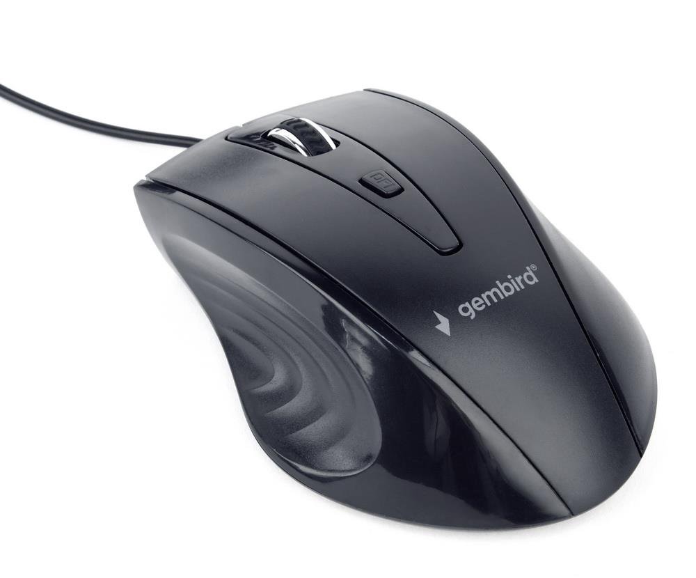 Pelė Gembird  Mouse  MUS-4B-02  USB  Standard  Wired  Black